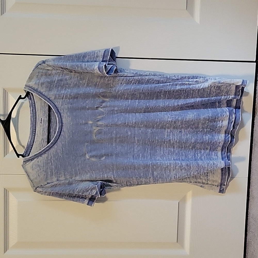 BURNOUT Blue Calvin shirt!